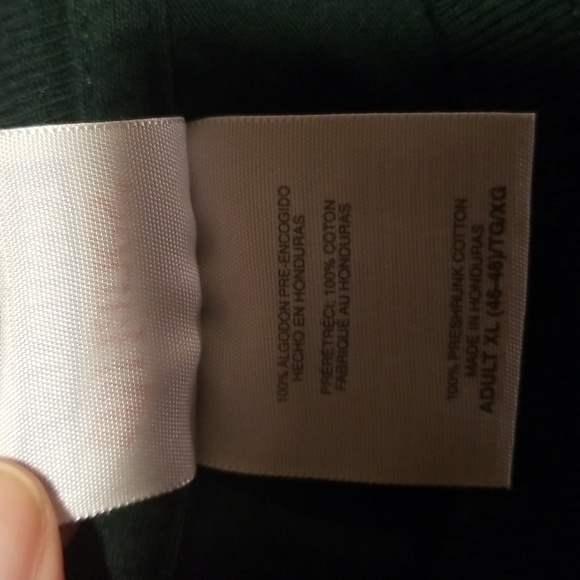 Hanes Heavyweight T-Shirt, Stoneys Beer Clover Shamrock Logo Size X-Large,Unisex - Picture 5 of 5